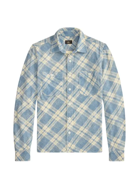 Ralph Lauren RRL plaid-check long-sleeve shirt