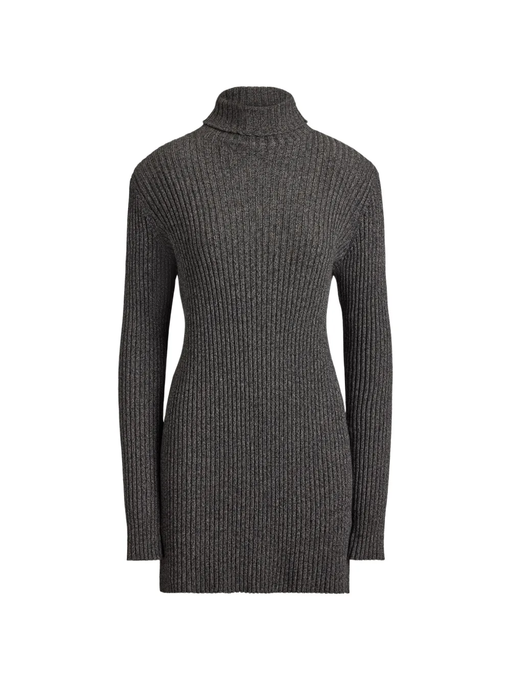 Ralph Lauren Collection Mouliné-Pullover mit Stehkragen - Grau