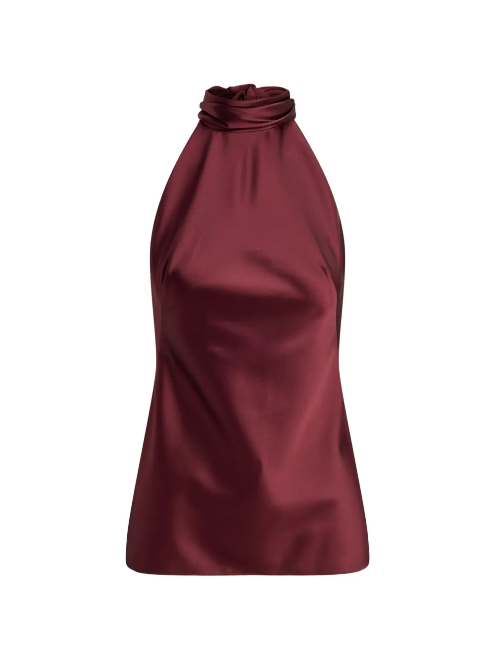 Ralph Lauren Collection Top Chilton con scollo all'americana - Rosso