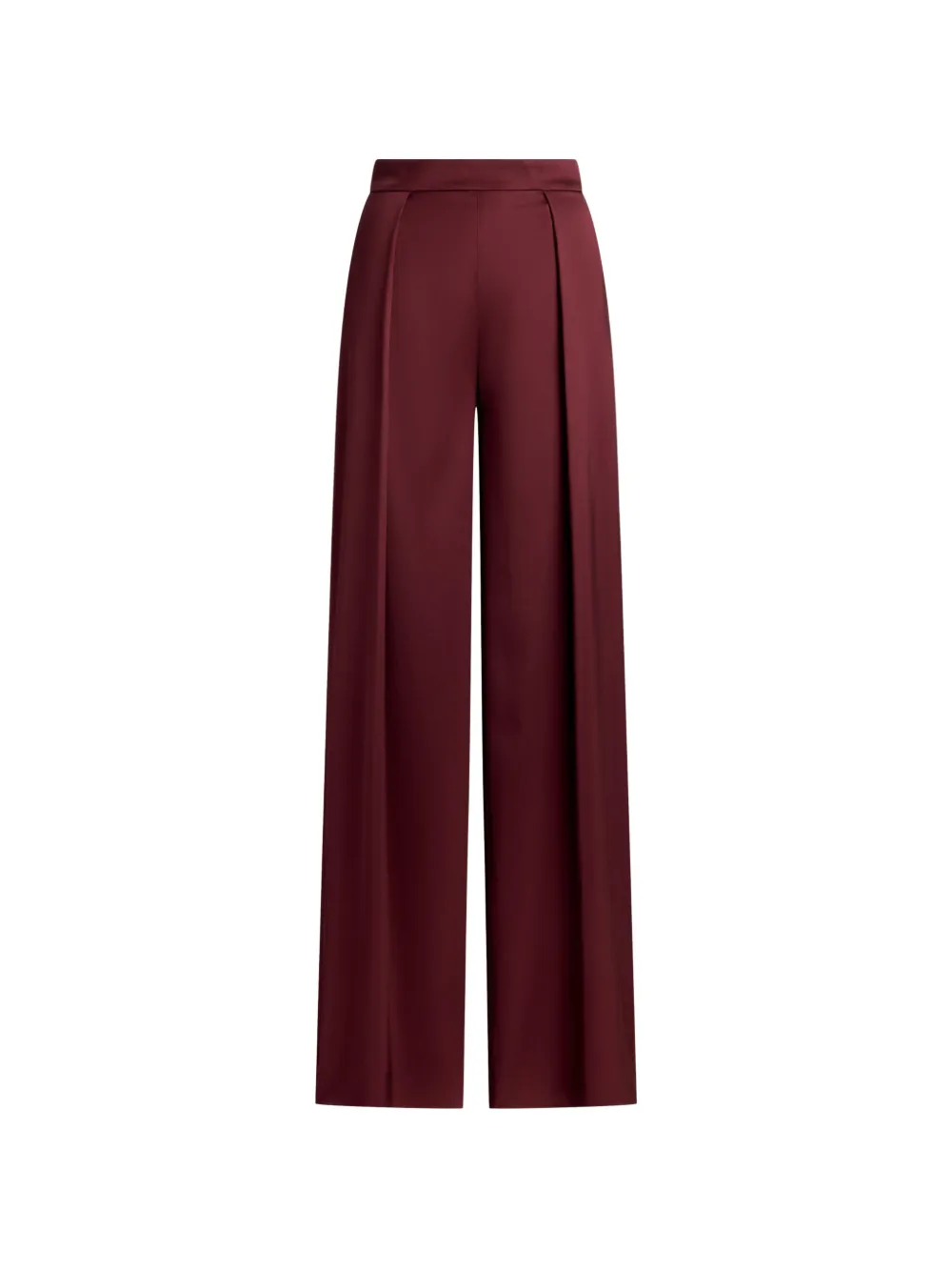 Ralph Lauren Collection Pantaloni a palazzo Masina con pieghe - Rosso