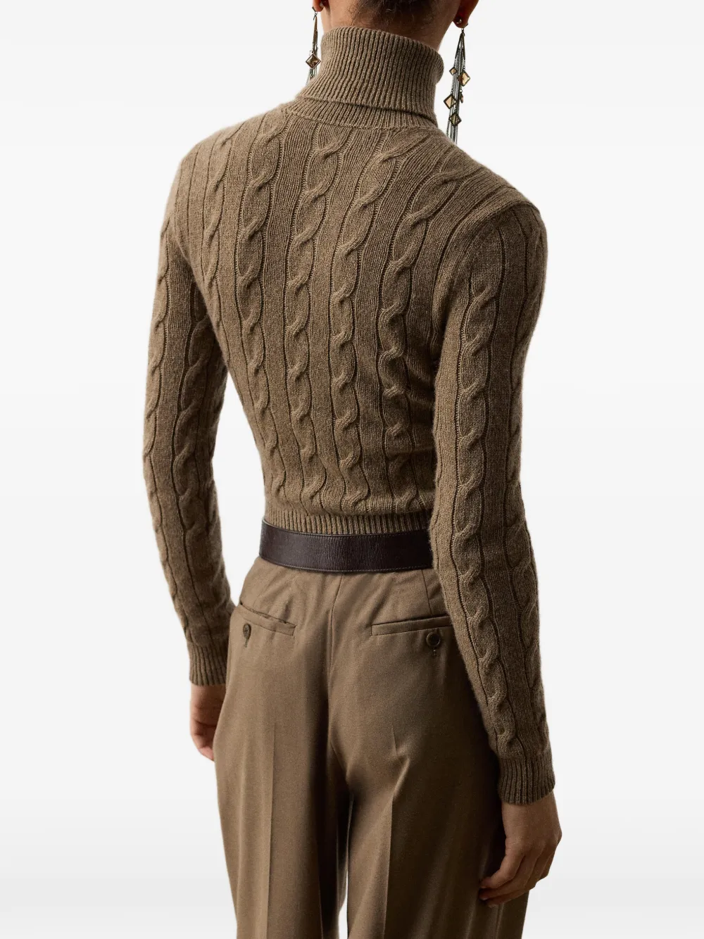 Ralph Lauren Collection Kasjmier sweater Bruin