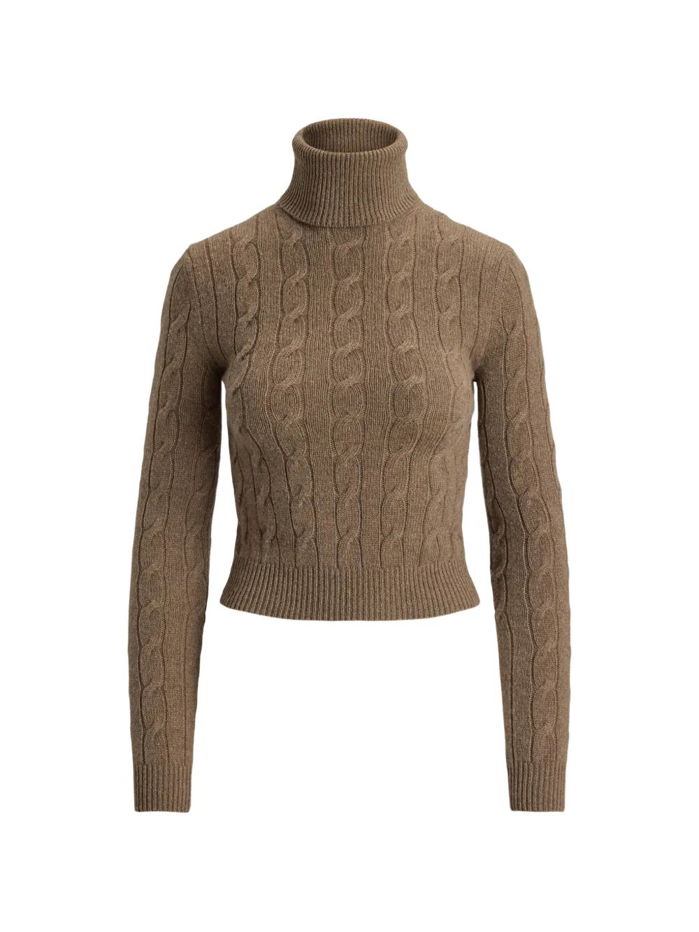 Ralph Lauren Collection Kaschmirpullover mit Zopfmuster - Braun