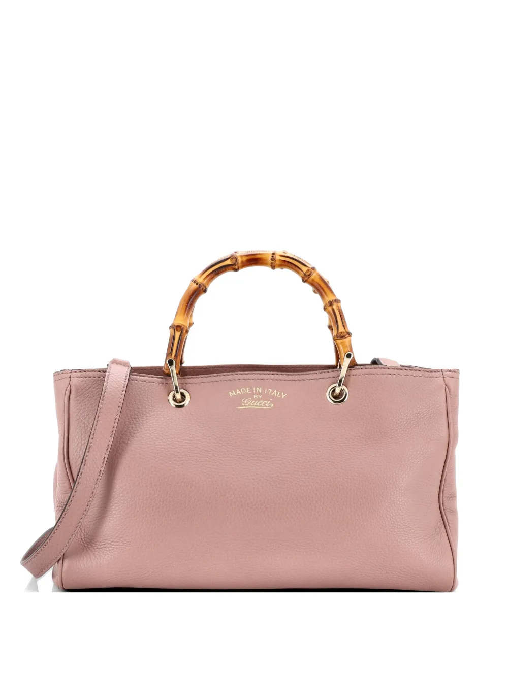 Gucci Pre-Owned Bamboo Shopper Leather Medium tote bag - Toni neutri