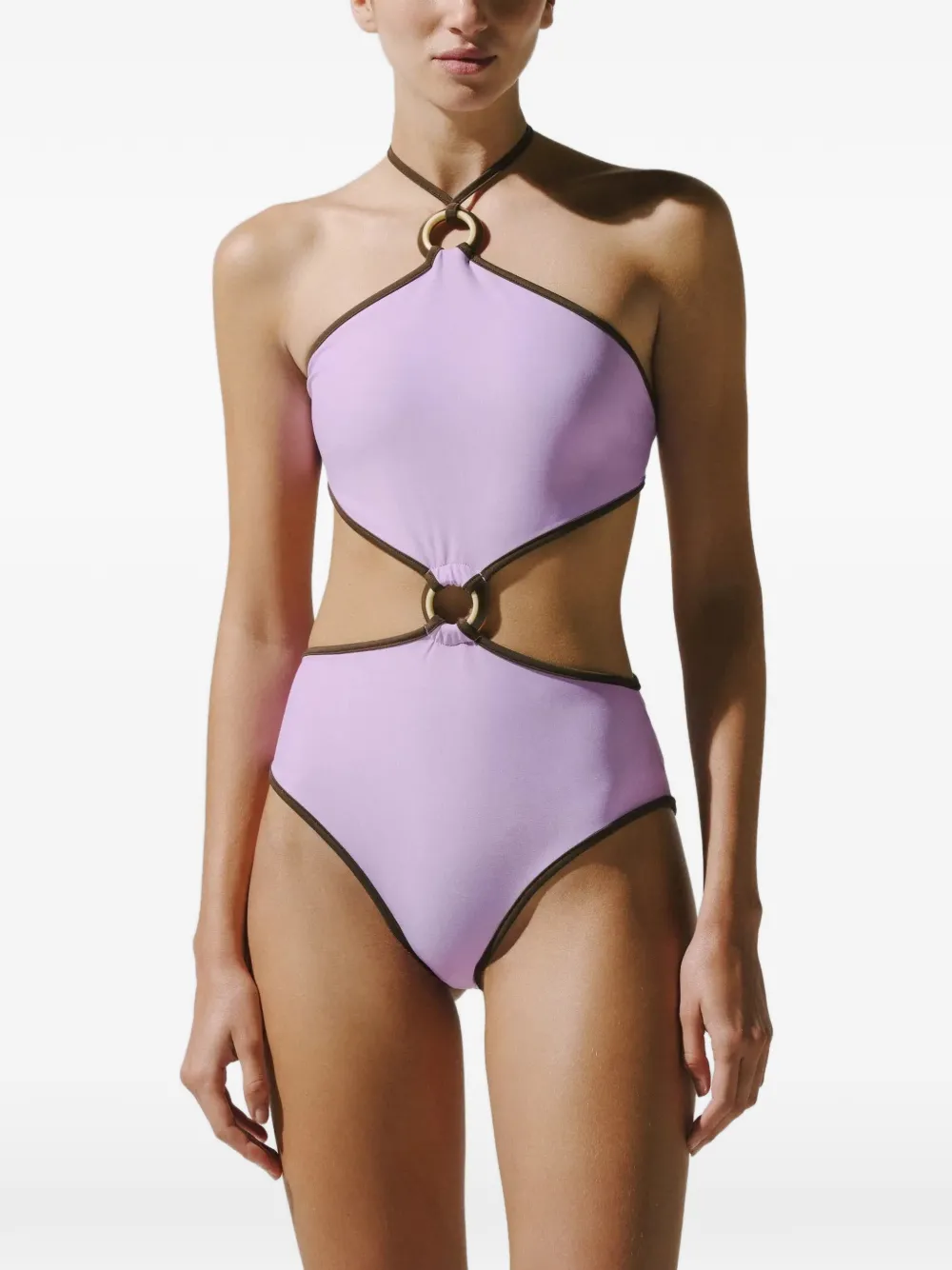 Baobab Costume da bagno Kara con cut-out - Viola