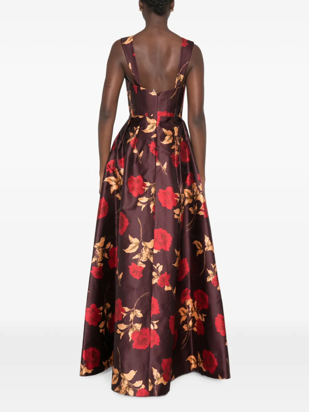 Rebecca Vallance Melora floral-print maxi dress Bruin