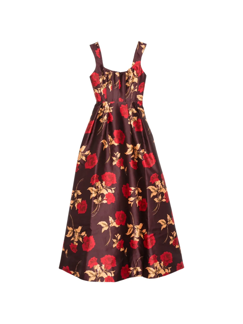 Rebecca Vallance Melora floral-print maxi dress Bruin