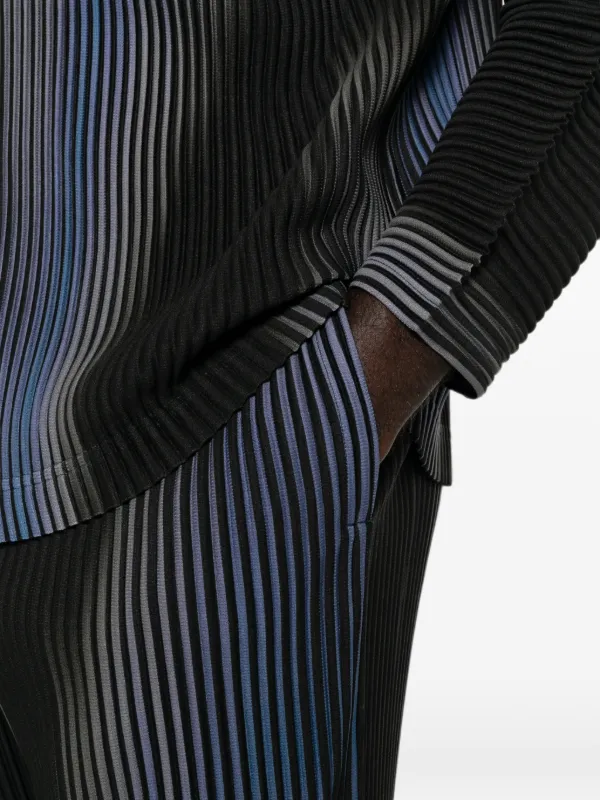 Homme Plissé Issey Miyake Blend Of Lights Trousers | Black | FARFETCH