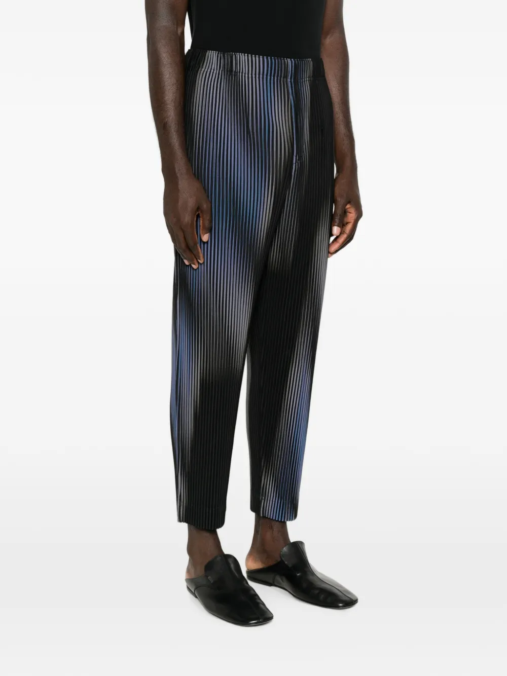 Homme Plissé Issey Miyake Blend of Lights broek Zwart