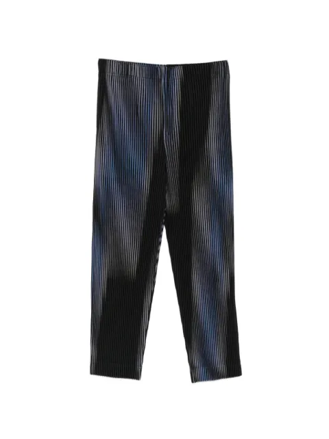 Homme Plissé Issey Miyake plissé-effect printed trousers