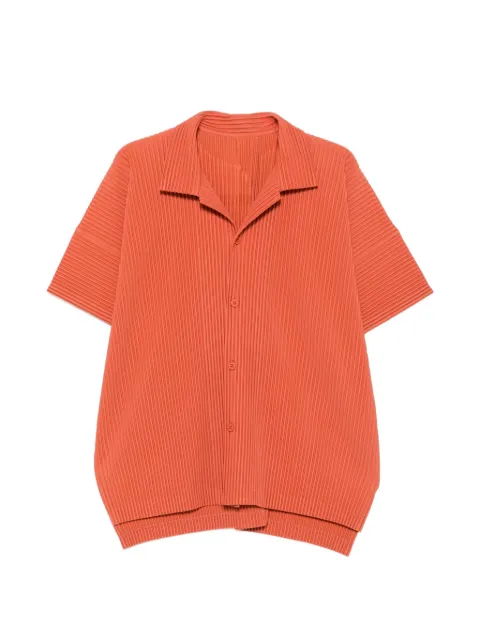 Homme Plissé Issey Miyake pleated short-sleeve shirt