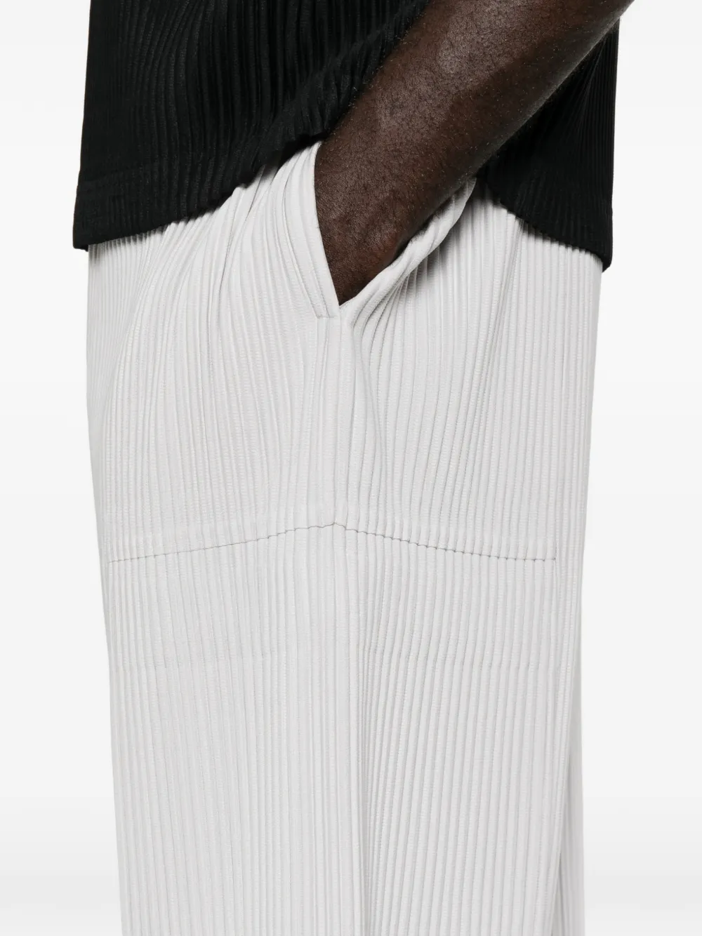 Homme Plissé Issey Miyake Monthly Colors shorts met trekkoord Grijs