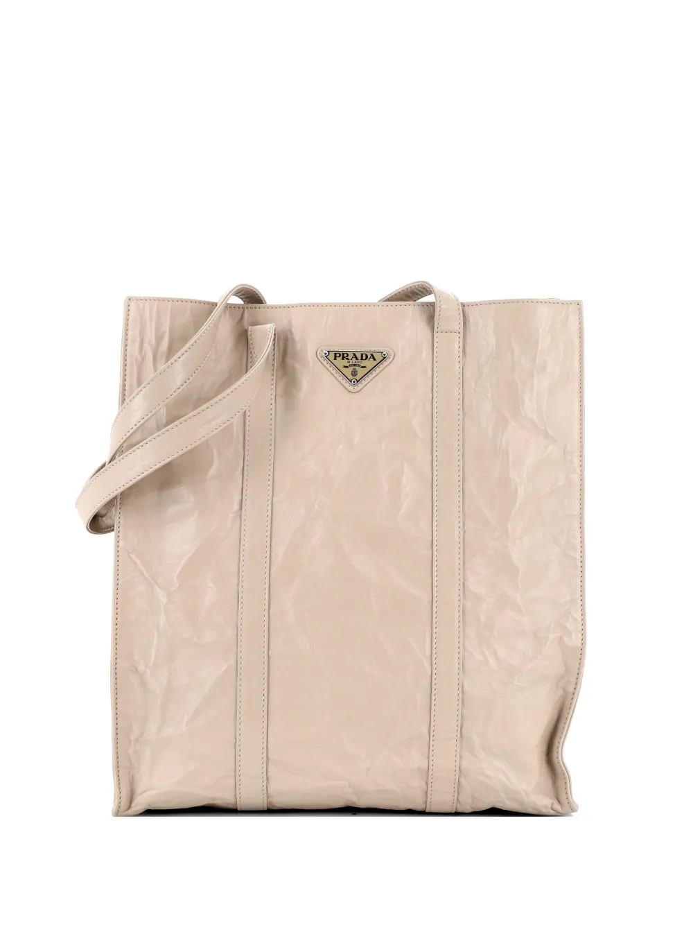 Prada Pre-Owned Shopper Nappa Antique Medium tote bag - Toni neutri