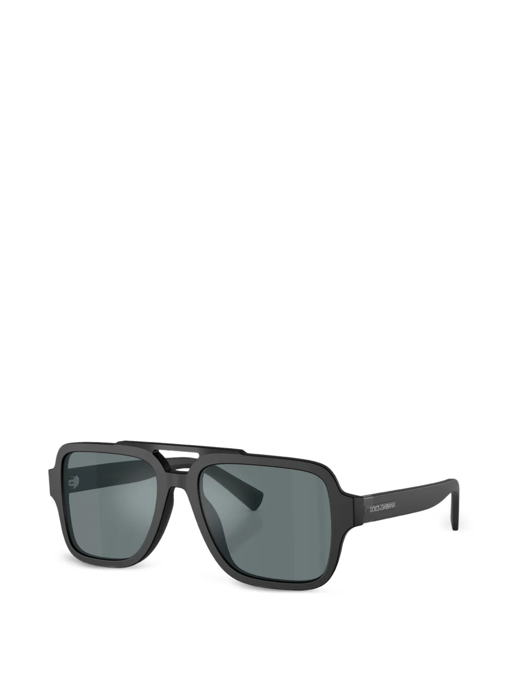 Dolce & Gabbana Eyewear Zonnebril met vierkant montuur Zwart