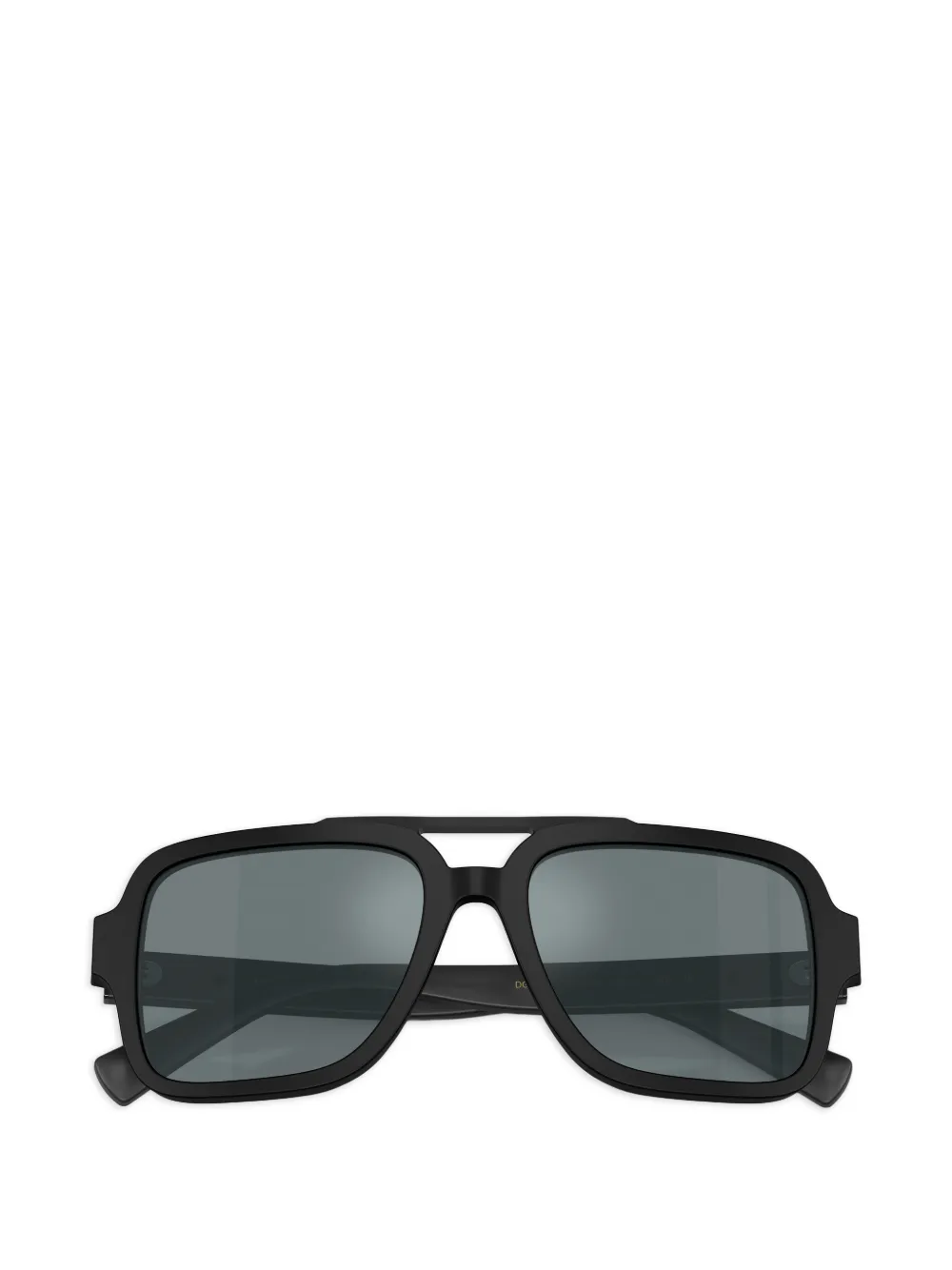 Dolce & Gabbana Eyewear Zonnebril met vierkant montuur Zwart