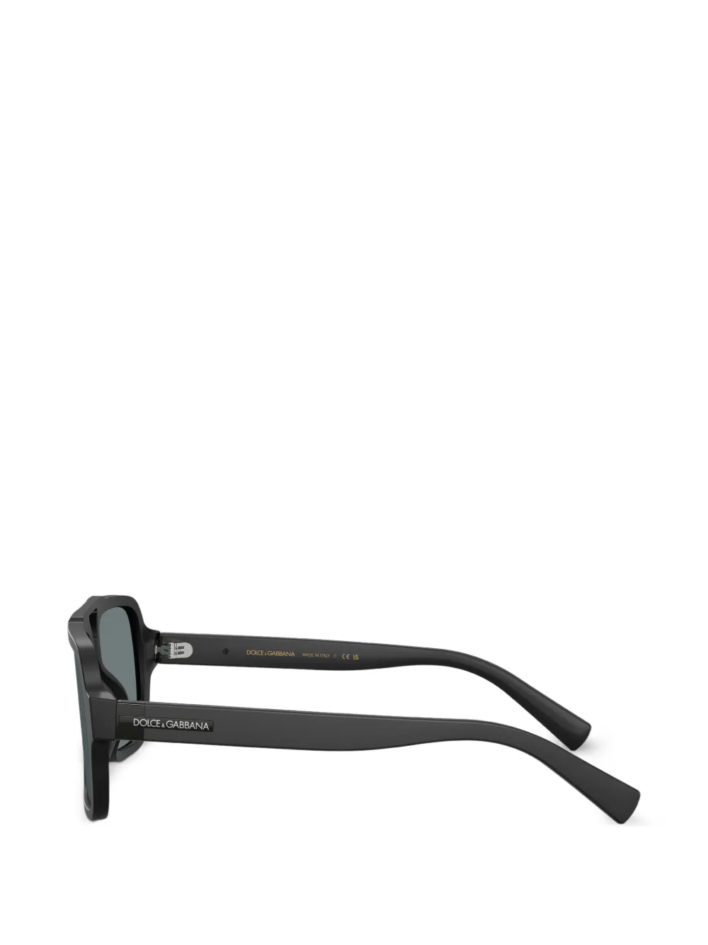 Dolce & Gabbana Eyewear Zonnebril met vierkant montuur Zwart