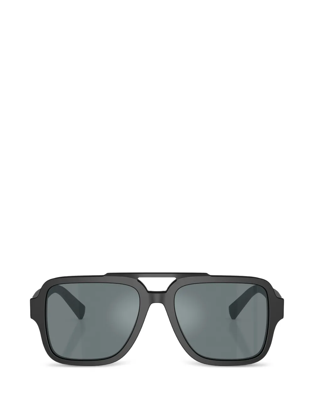 Dolce & Gabbana Eyewear double-bridge square-frame sunglasses - Nero