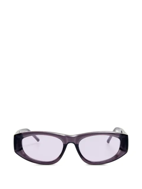 The Attico x Linda Farrow Maya geometric-frame sunglasses