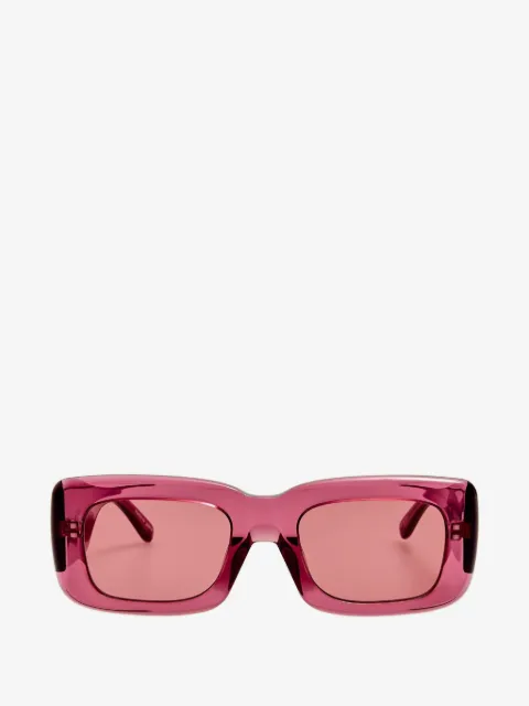 The Attico x Linda Farrow Marfa rectangle-frame sunglasses