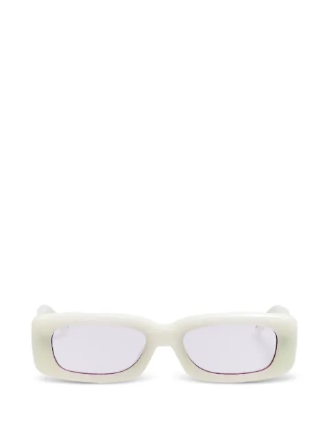The Attico x Linda Farrow Mini Marfa rectangle-frame sunglasses