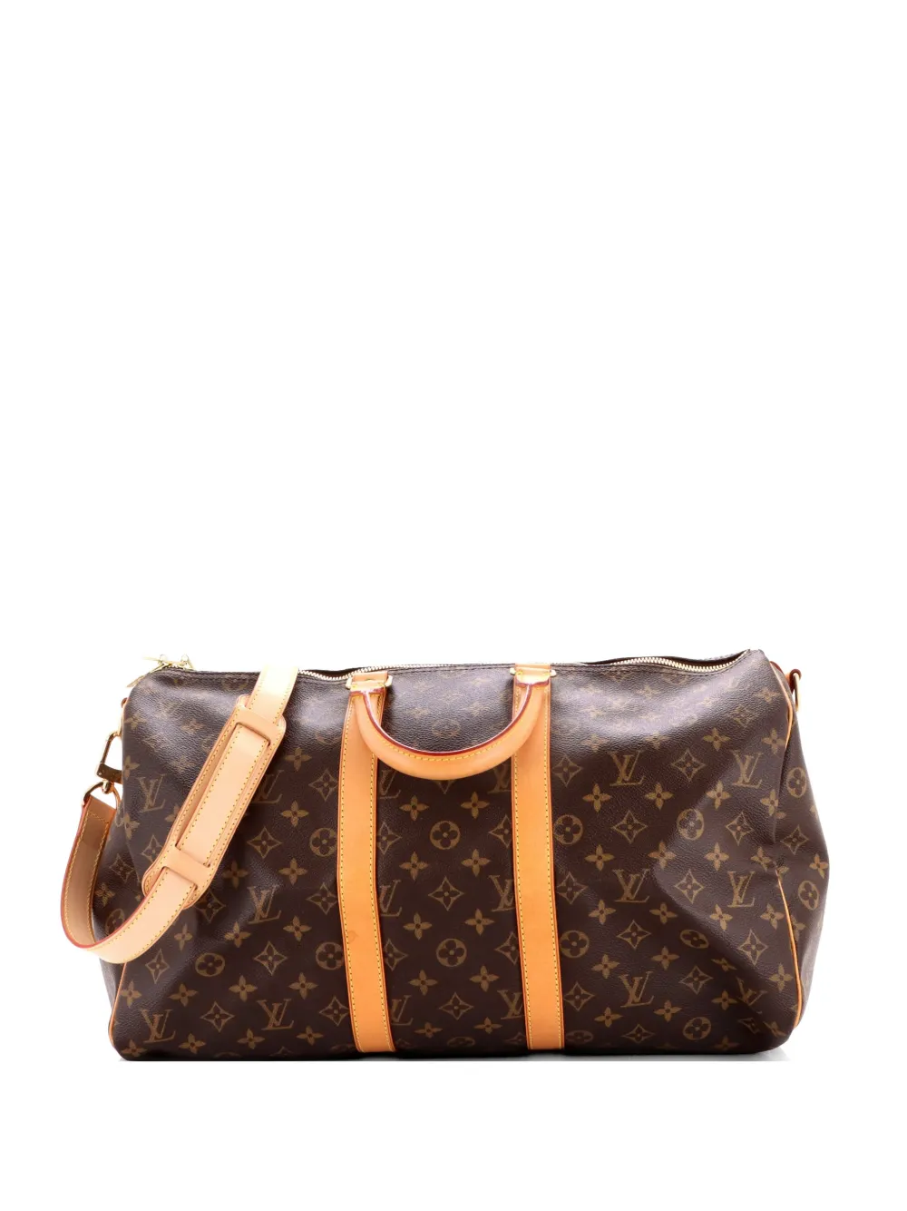 Louis Vuitton Pre-Owned Keepall Bandouliere Bag Monogram Canvas 45 travel bag - Marrone