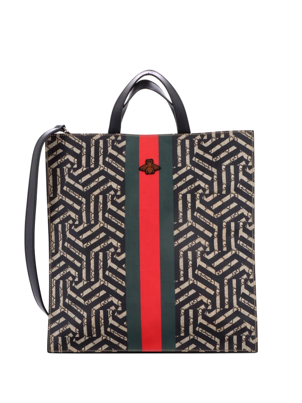 Gucci Pre-Owned Convertible Soft Open Caleido GG Coated Canvas tote bag - Marrone