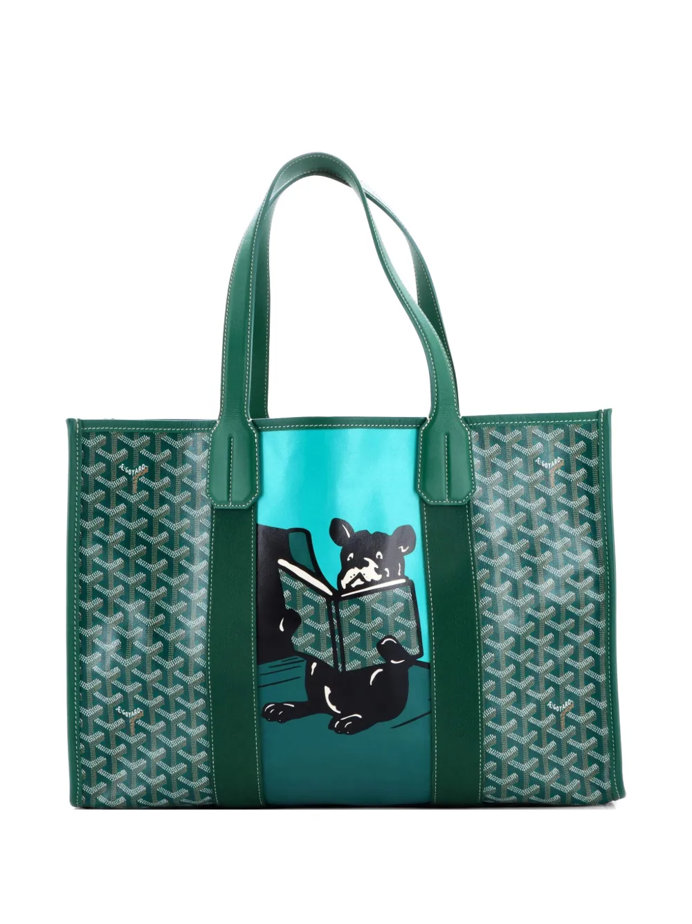 Goyard Pre-Owned Villette Printed Coated Canvas MM tote bag - Verde