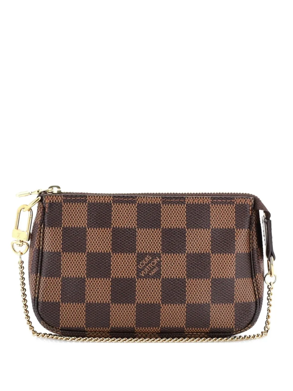 Louis Vuitton Pre-Owned Pochette Accessoires Damier Mini clutch bag - Marrone