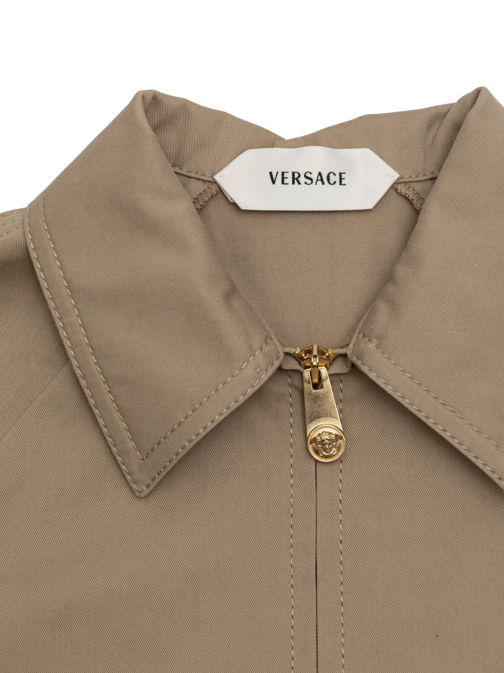Versace Kids Medusa Biggie jack met rits Beige