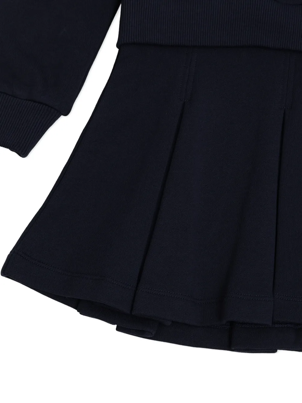 Versace Kids Jurk met geborduurd logo Blauw
