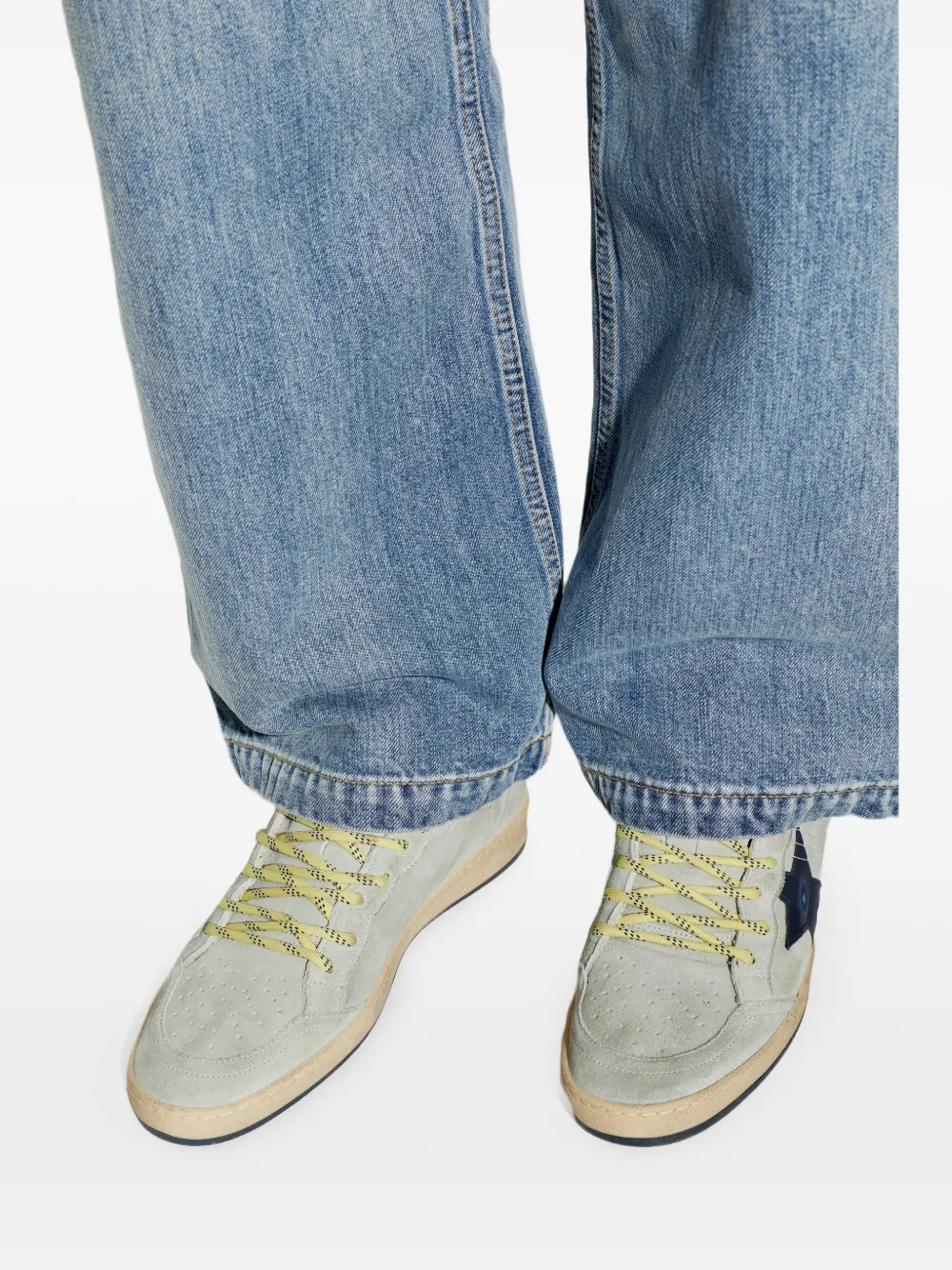 Golden Goose Ball Star-patch sneakers Grijs