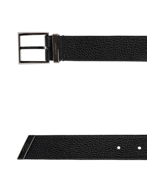 Ferragamo レザーベルト | ブラック | FARFETCH JP