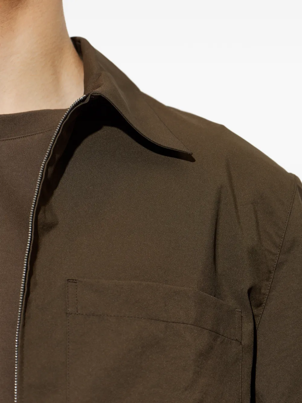Givenchy Overhemd met geborduurd logo Bruin
