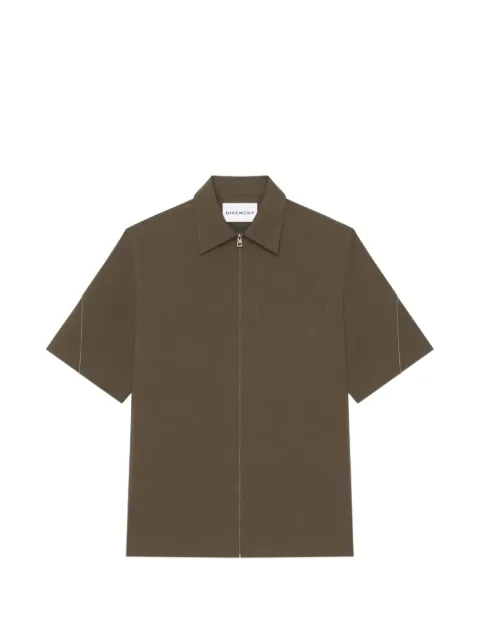 Givenchy couture seam zipped shirt
