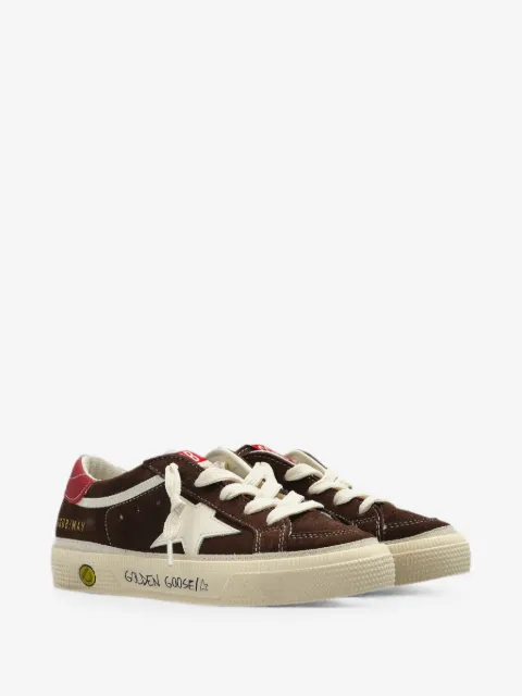 Golden Goose Kids May Sneakers mit Stern-Patch