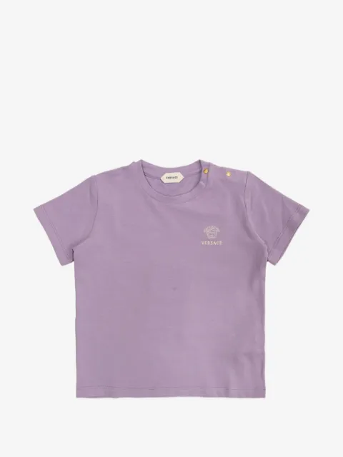 Versace Kids Medusa-embroidered T-shirt