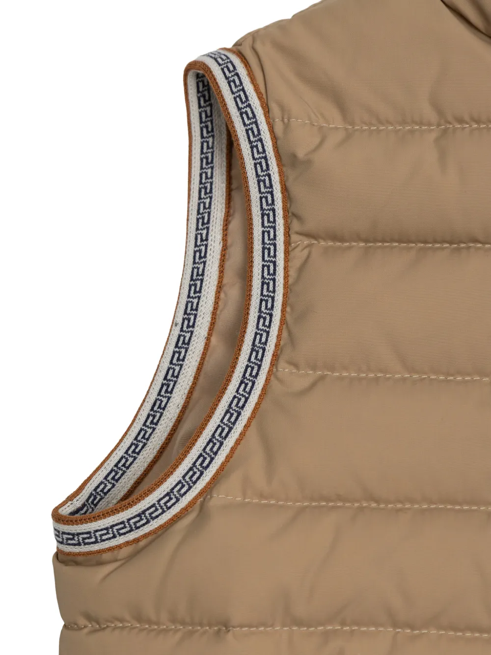 Versace Kids Bodywarmer met Greca afwerking Beige