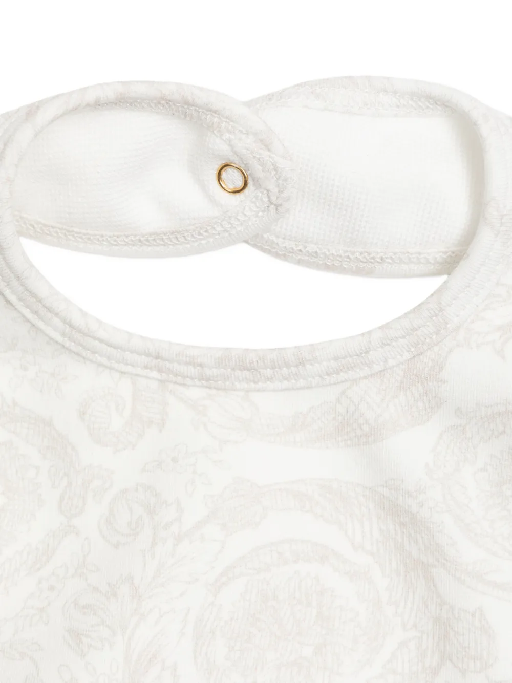 Versace Kids Romper met barokprint Wit