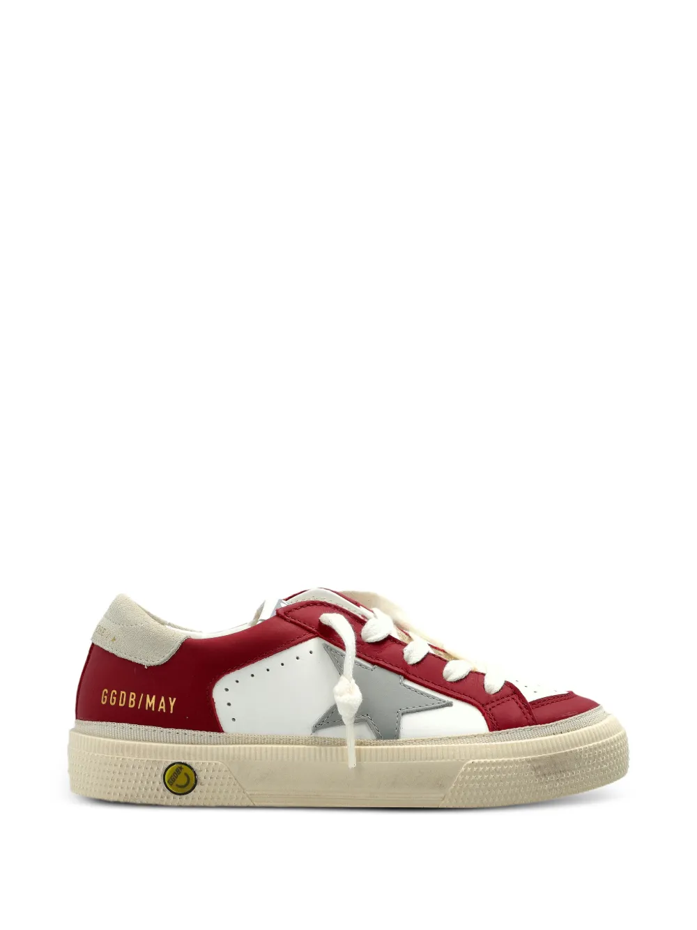 Golden Goose Kids May star-patch sneakers Wit