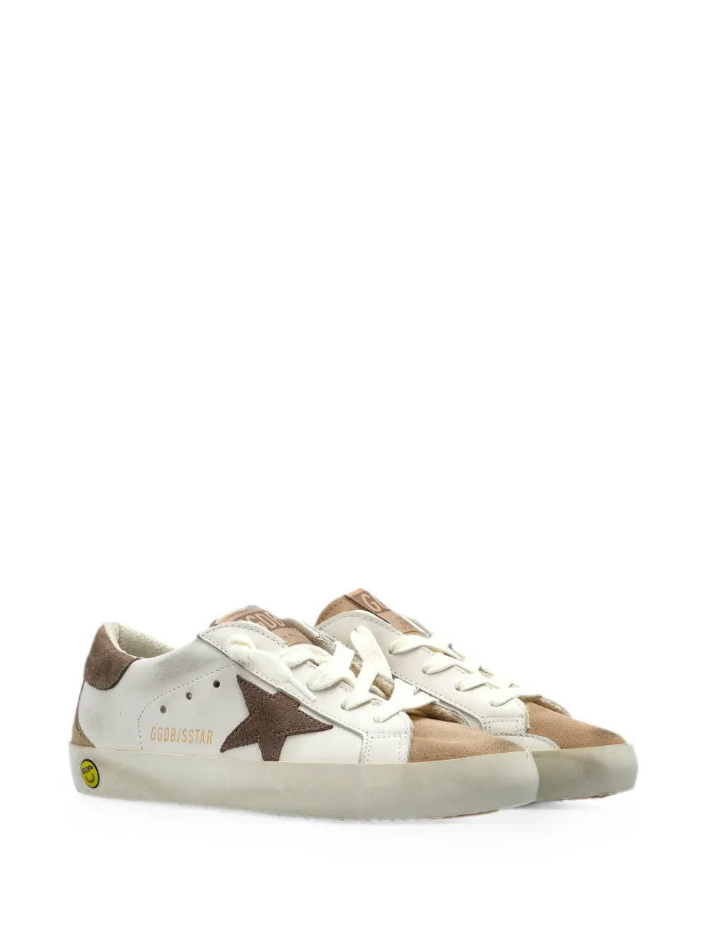Golden Goose Kids Super-Star-patch sneakers Wit