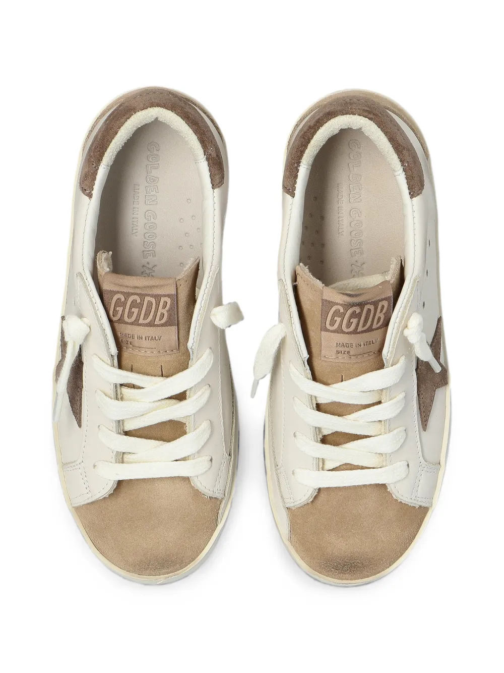 Golden Goose Kids Super-Star-patch sneakers Wit