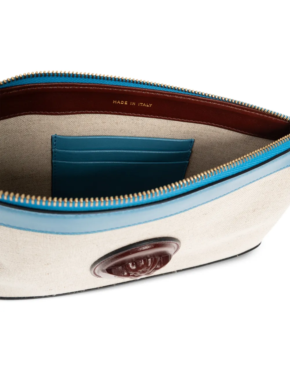 Versace Rivière clutch Beige