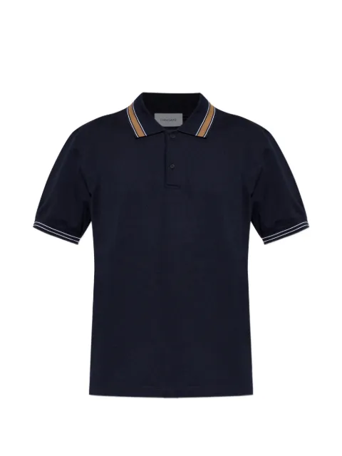 Ferragamo tipped-trim polo shirt