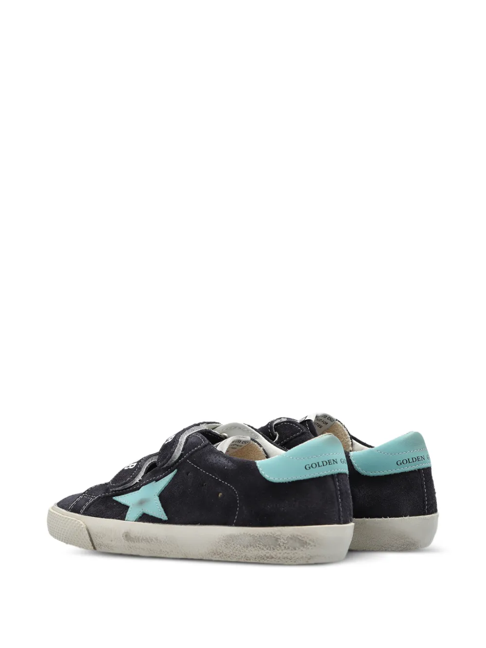 Golden Goose Kids Old School star-patch sneakers Blauw