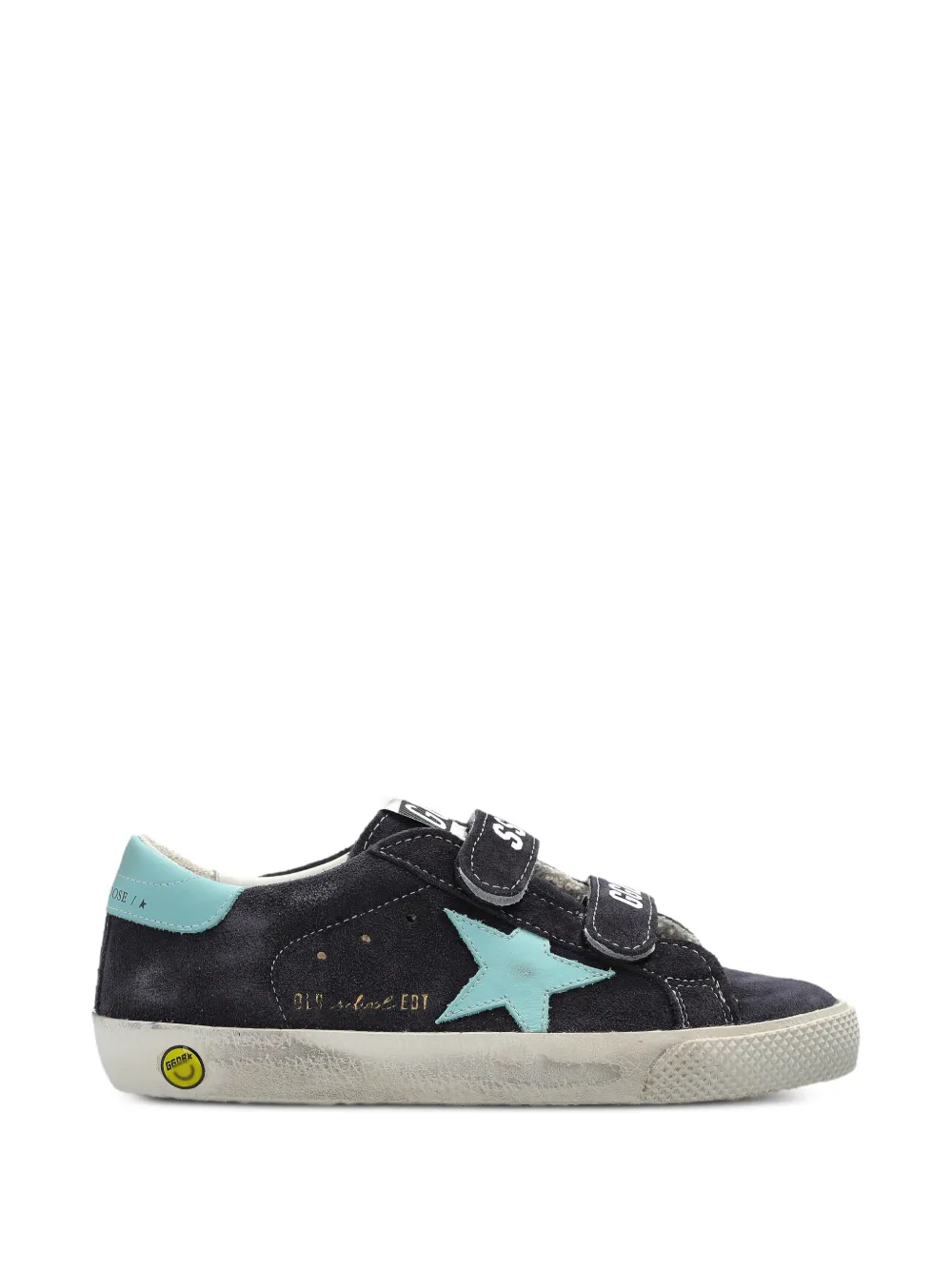 Golden Goose Kids Old School star-patch sneakers - Blu