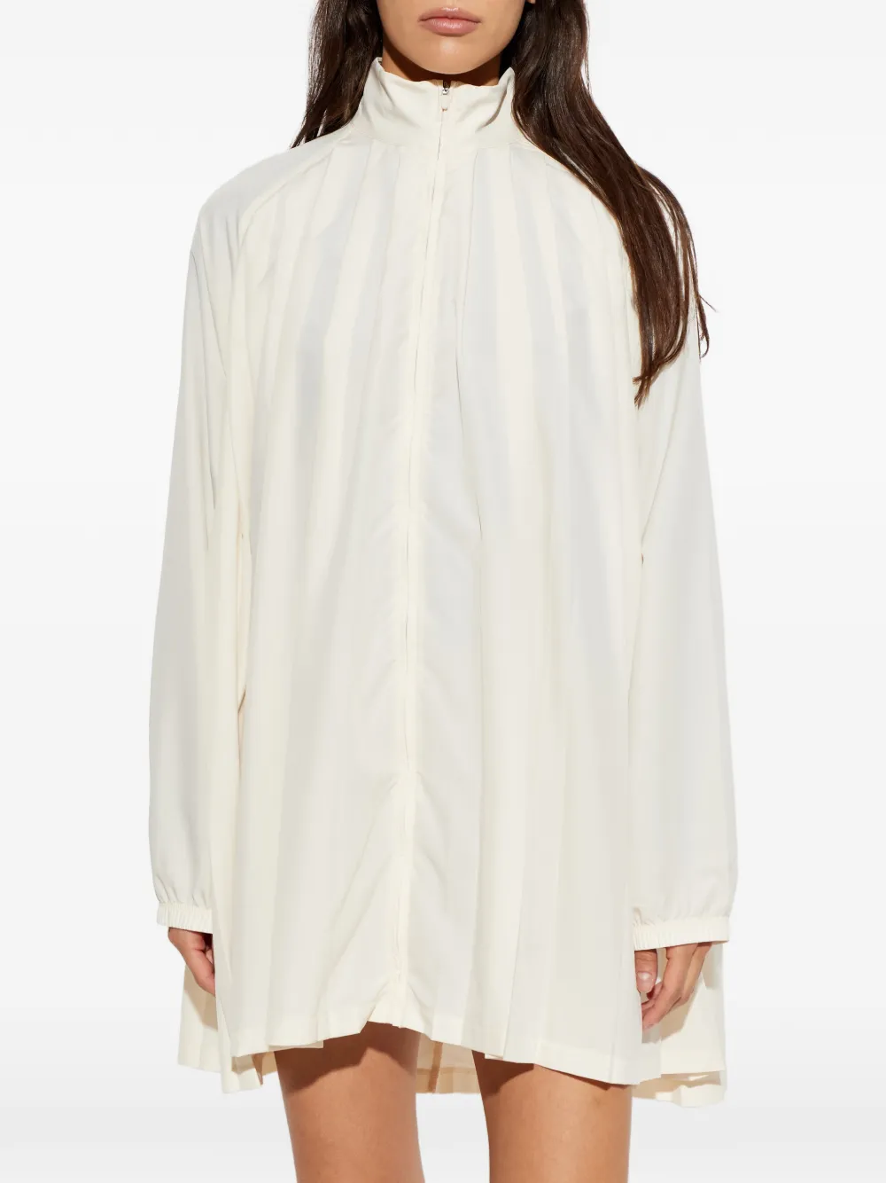 Nike Geplooide jurk met rits Beige