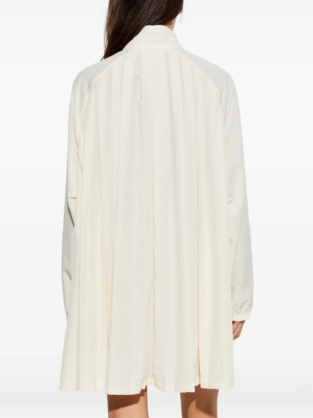 Nike Geplooide jurk met rits Beige