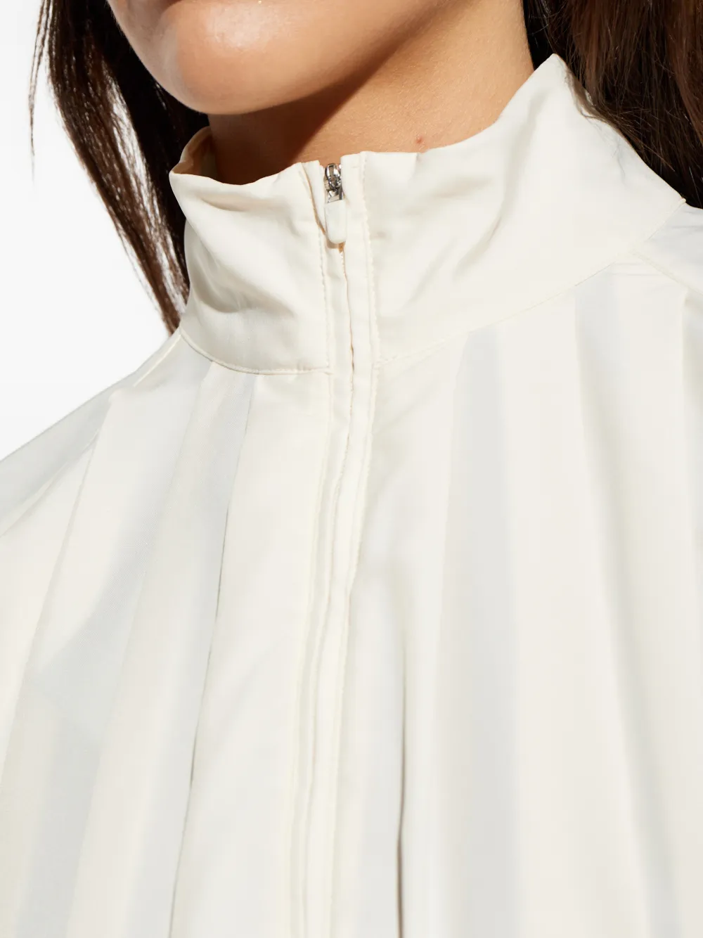 Nike Geplooide jurk met rits Beige