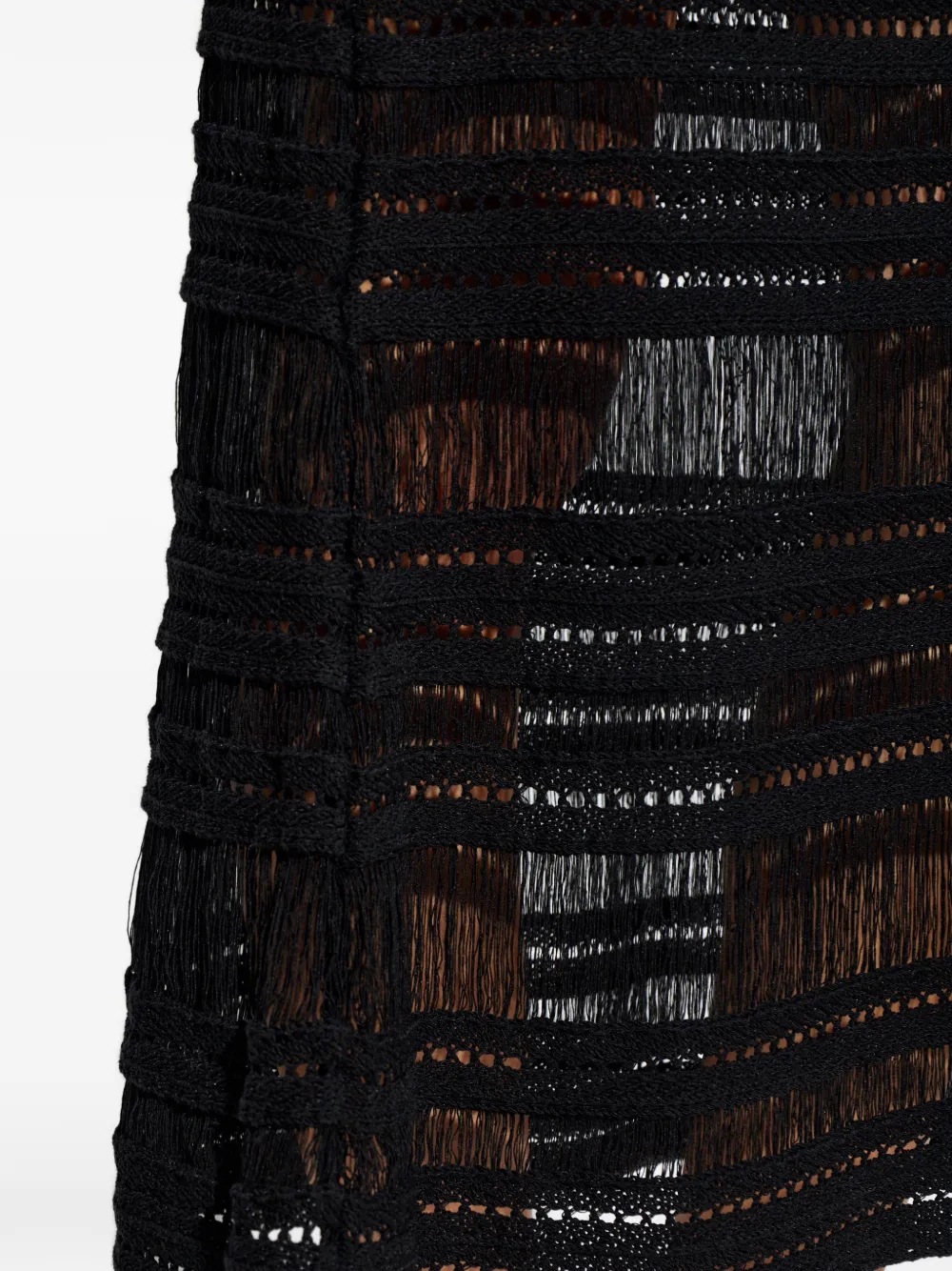 rag & bone Gehaakte rok Zwart