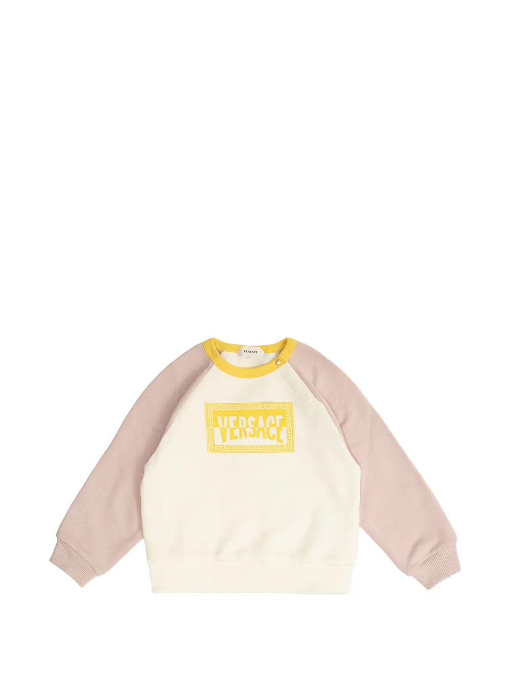 Versace Kids logo-print sweatshirt - Toni neutri