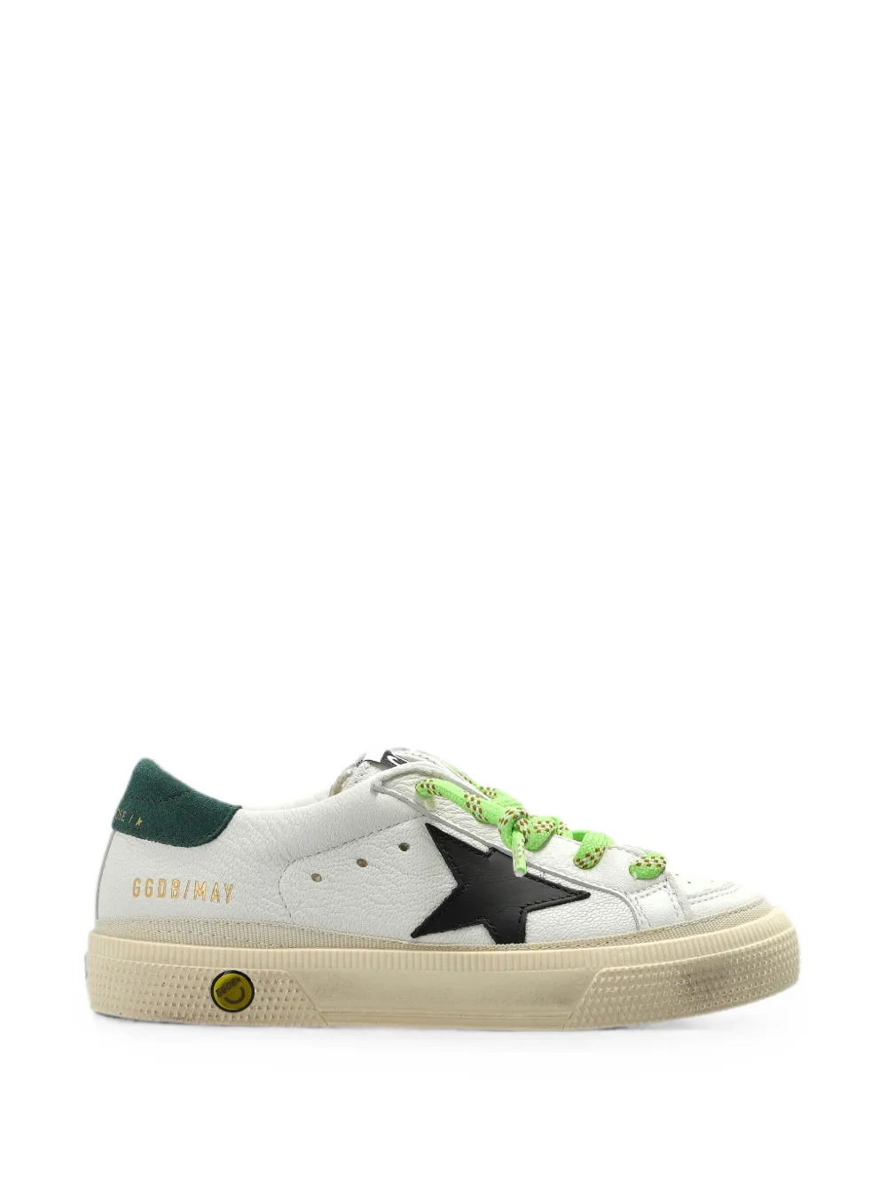 Golden Goose Kids May star-patch sneakers Wit